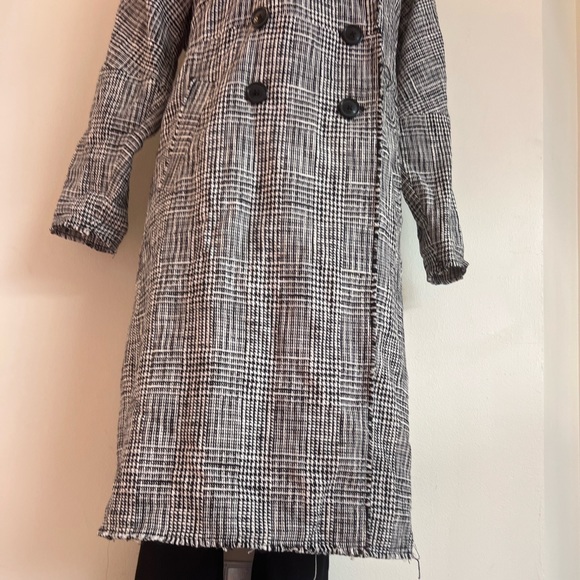FREE PEOPLE oversized plaid trench/jacket - Picture 7 of 16